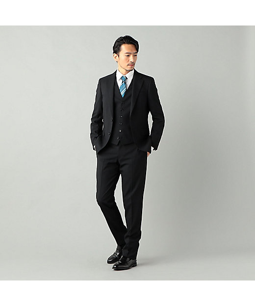 上下セット／ベスト別売り3ピ－ス対応有】ウールポリエステル