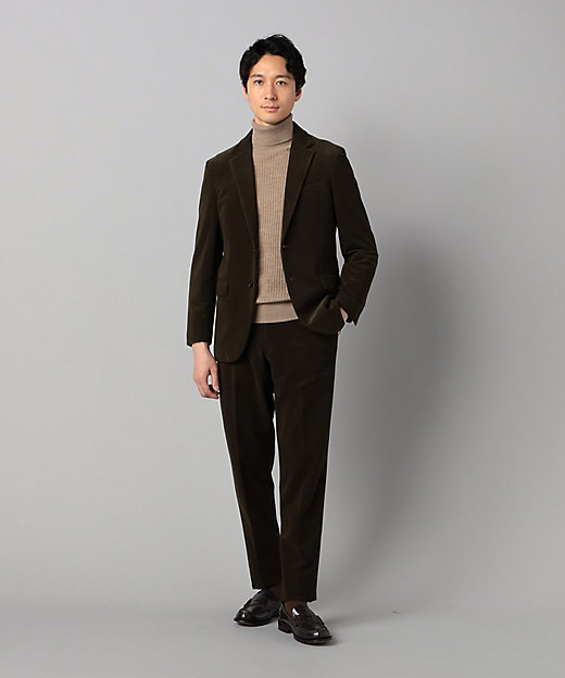 セットアップ対応】福井産トリコットコーデュロイ テーラード