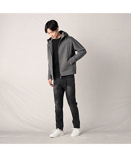 ケーブルニットパーカー（0745CE09） | COMME CA MEN (Men