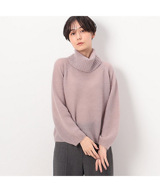 モヘヤ混ガーター編み ニット（1026IE10） | COMME CA (Women