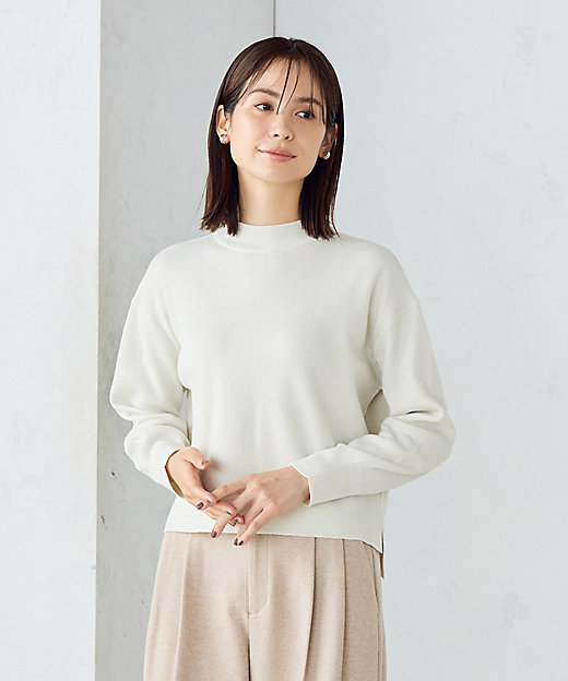 ラメパフスリーブ ニット ／セットアップ対応（1276KK03