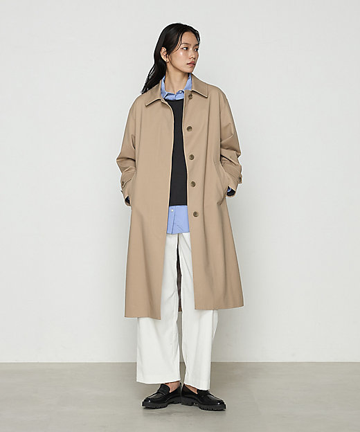 コットンダブルクロスストレッチ コート（1527MK03） | COMME