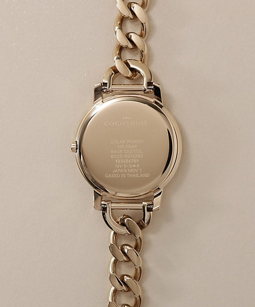 RGラウンドチェーンベルト ウォッチ（ブラックマット