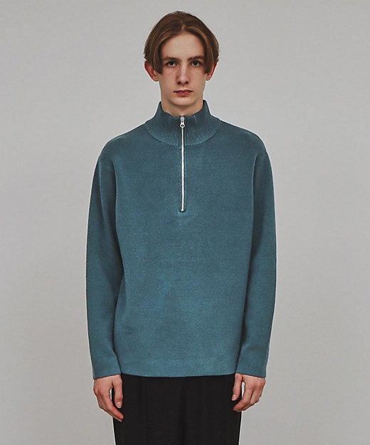 もちもちハーフジップニット（2002338527） | tk. TAKEO