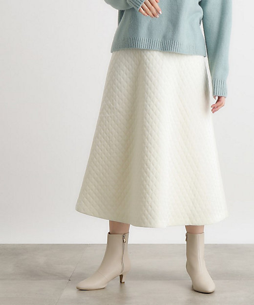 ベロアエンボススカート（2002349028） | GROVE (Women