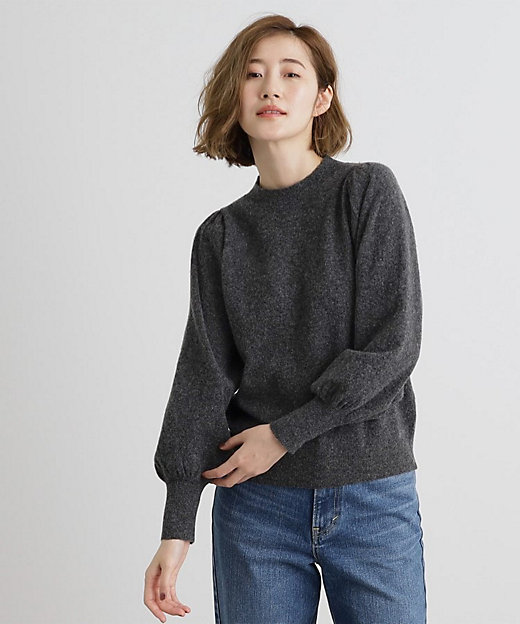 ウールブレンドボリュームスリーブニット（2002377580