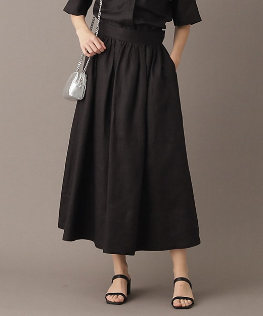楽天市場】フレンチリネン スカートの通販