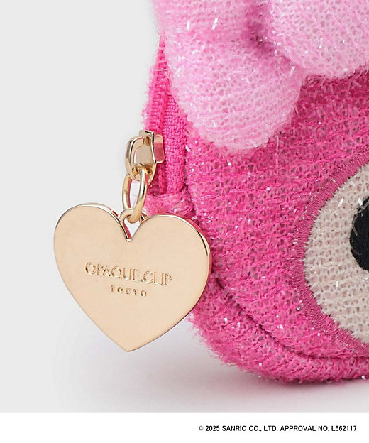 マイメロディ】フェイス型キラキラポーチチャーム