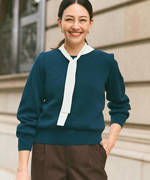 レイヤードに◎】ボウタイブラウス（2002508976） | Reflect