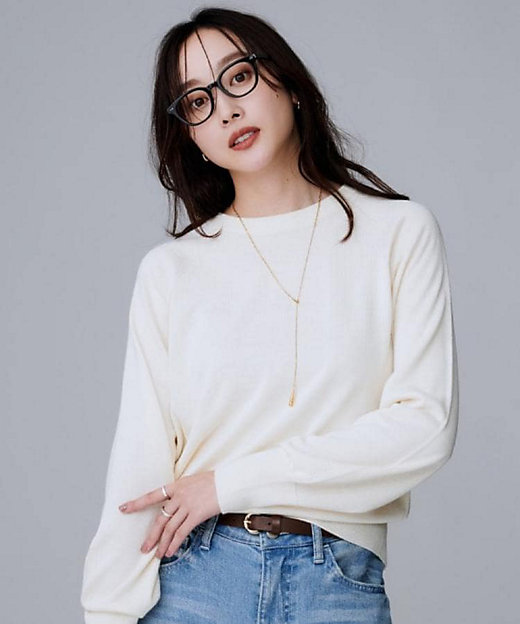 8色展開／コンパクト丈】レーヨン混 コクーンニット