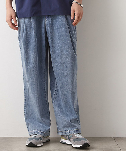 ツータックワイドデニムパンツ（2002532664） | THE SHOP TK