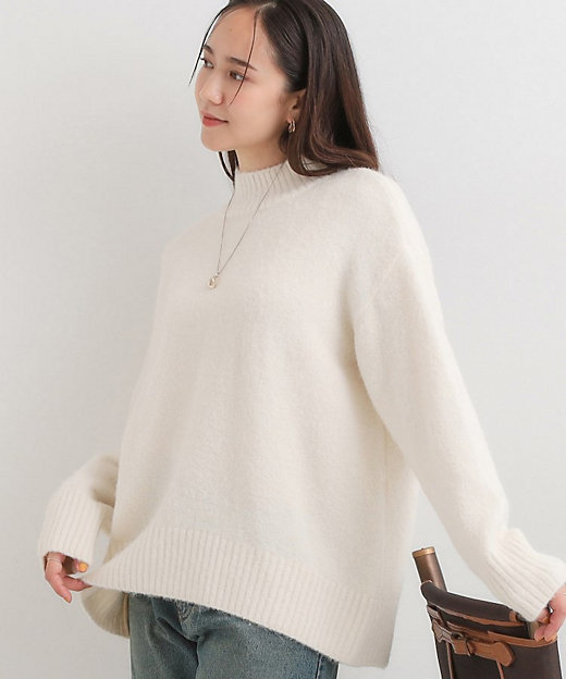 洗濯機可／S－LL】インせず着られる ふわふわハイネックニット