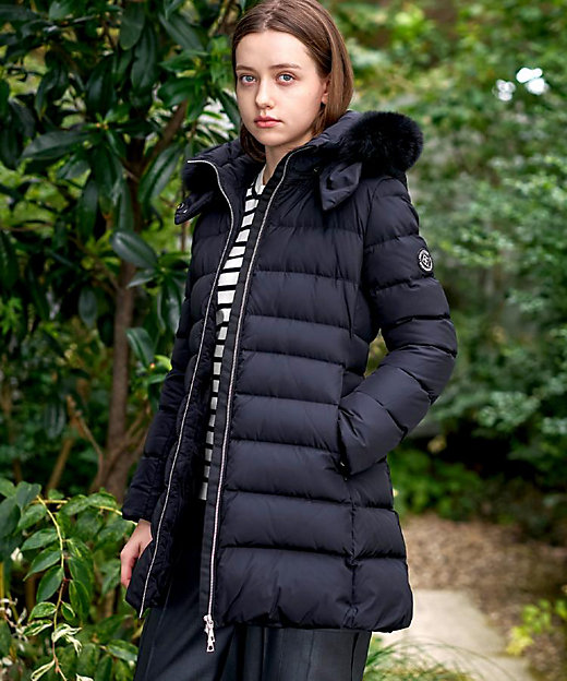 CLASSY．12月号掲載／フード＆ファー取り外し可】ブルーFOX