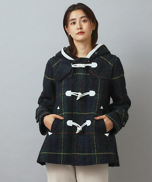 CLASSY．12月号掲載】タータンチェックショートダッフル