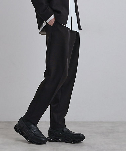 セットアップ対応】360度ストレッチ ワイドテーパードパンツ