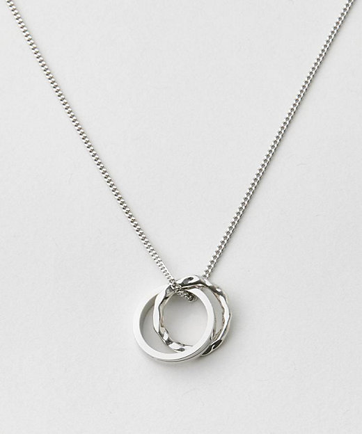 カラードトップ ダブルリングネックレス（2002540127