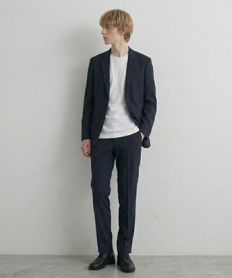 上下2点セット】洗えるピンヘッドストレッチセットアップ／ビジネス