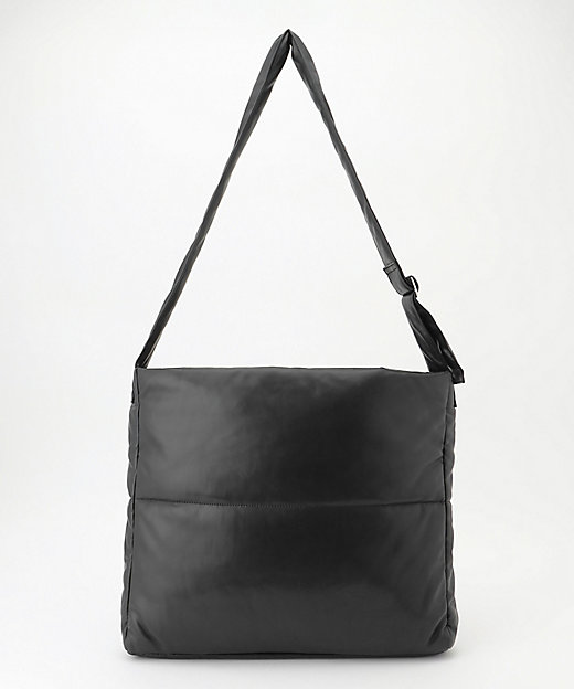 シンセティックソフトレザー ワンショルダー バッグLサイズ