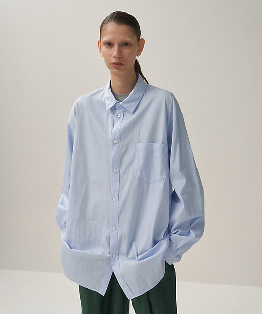 GIZA BROAD ｜ ウォッシュドシャツ － UNISEX