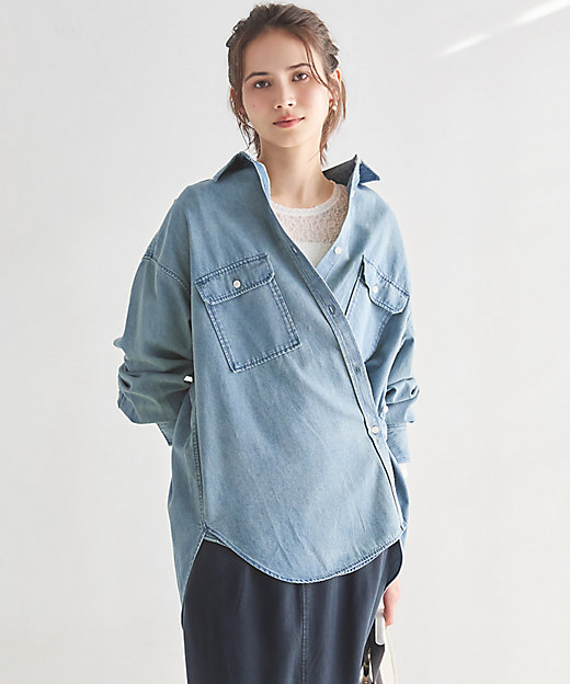 SLOW／一部店舗限定】2WAY ダンガリー シャツ