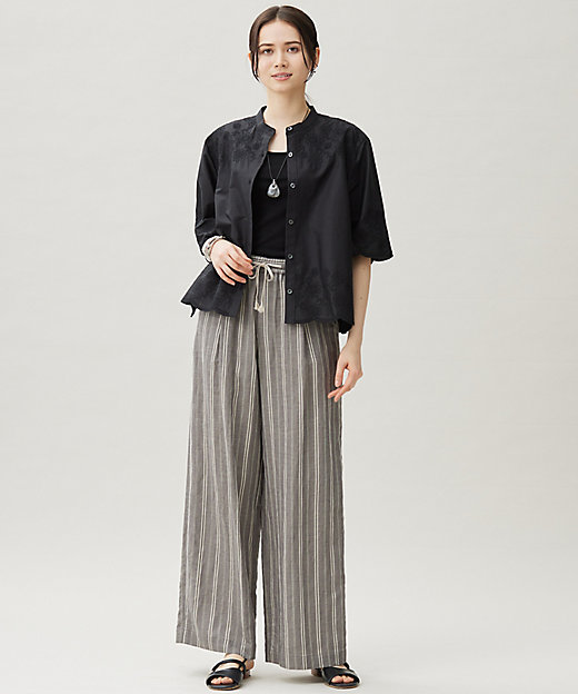 エンブロイダリーローンシャツ ブラウス（BLWRGA0003