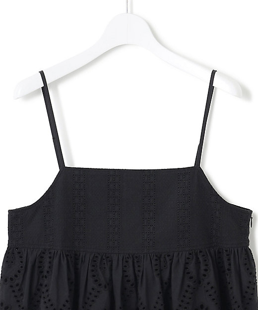 洗える】コットンエンブロイダリー キャミソール