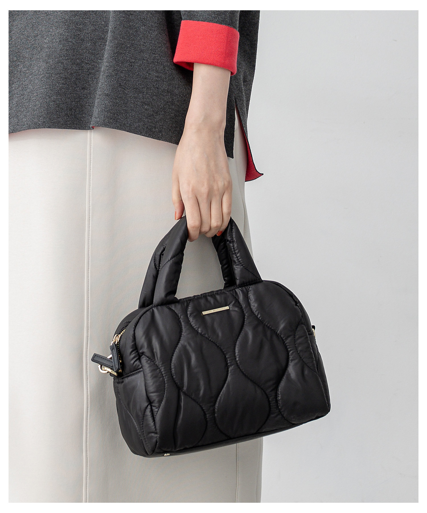 キルティング ボストン バッグ（BO3DGW0404） | 23区 (Women