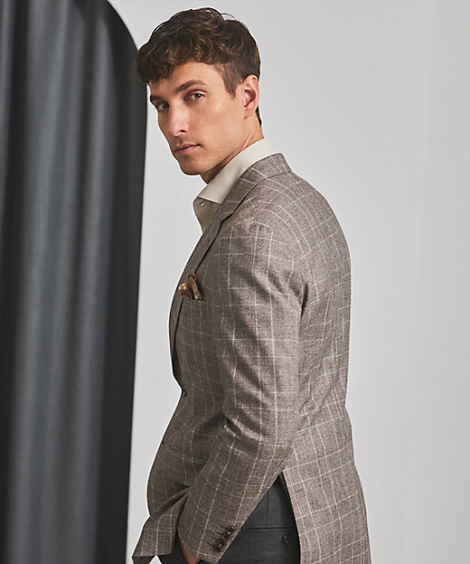 CANONICO／カノニコ】サキソニーウールコットンブレンド