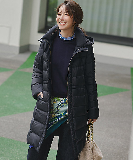 VERY掲載／新色追加】シレータフタ ロング ダウンコート