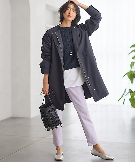 撥水加工】ライトツイル ノーカラーコート（CMWWCS0206