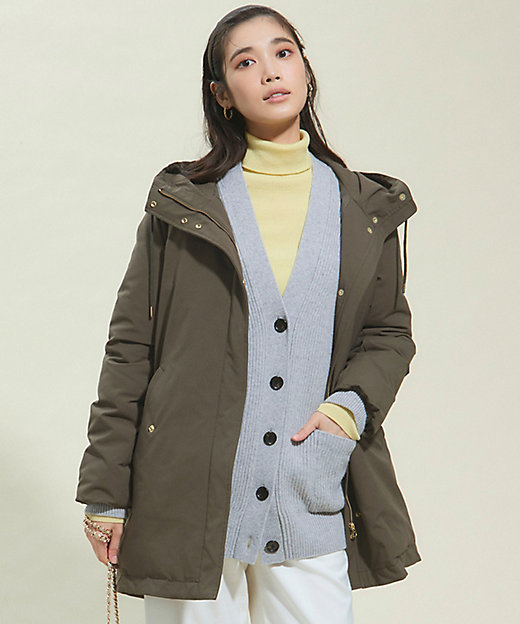 滝沢眞規子さん着用／一部店舗限定／撥水加工】ミリタリー ダウン