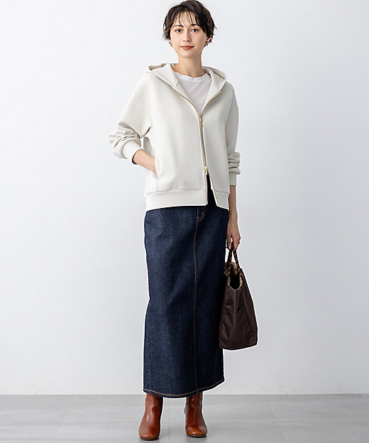 洗える】コットンエアーダンボール コクーン フーディー