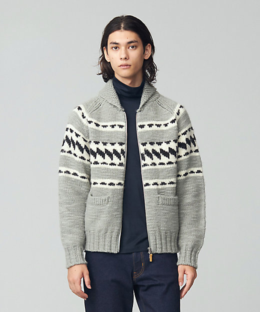 ローゲージスラブ カウチンセーター（KROVSA0100） | J