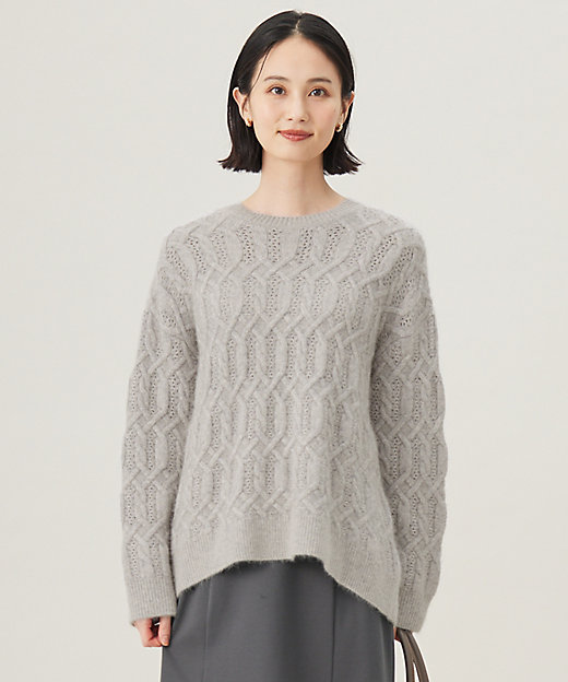 へアリーケーブル ニット（KRW7CW0560） | 自由区 S (Women