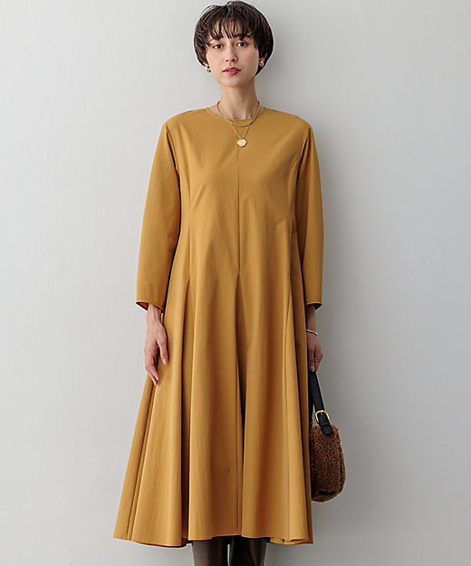 洗える】ストレッチタイプライター ワンピース（OPWOCW0423