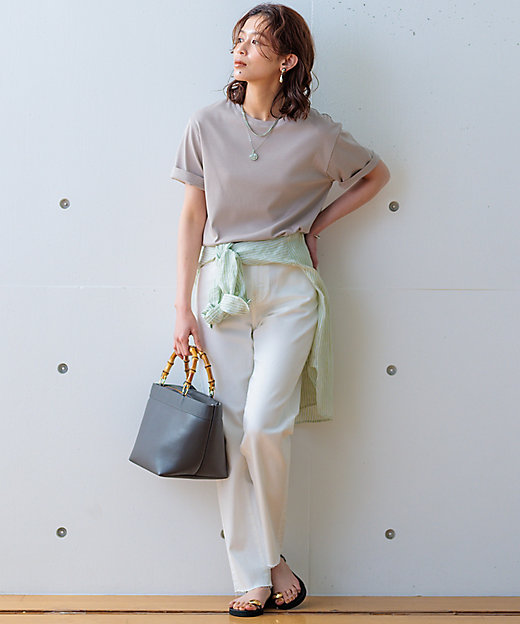 SLOW／洗える】SLOW DENIM タイトストレート デニム