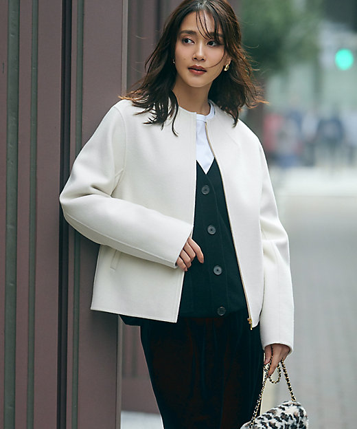 ウールリバー ショート ブルゾン（SCWSSW0406） | 23区 S