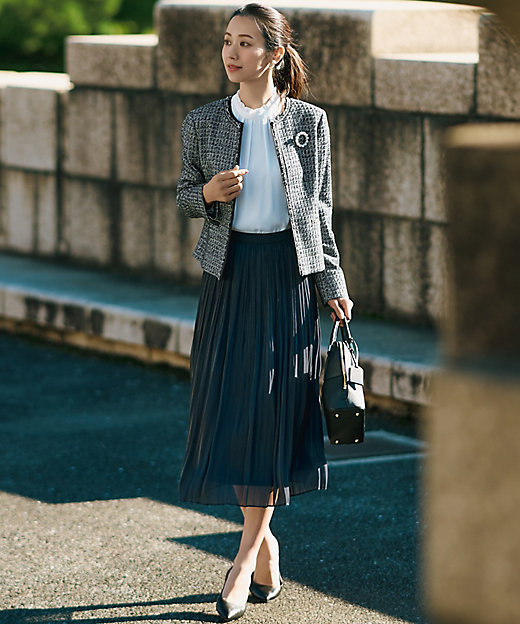 洗える】シャイニープリーツ スカート（SKWOCW0016） | 23区