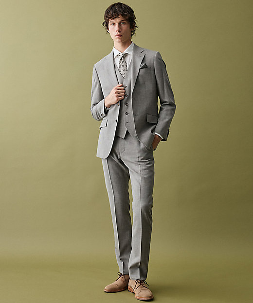 イタリア生地・日本製】スクエアメランジ ネクタイ