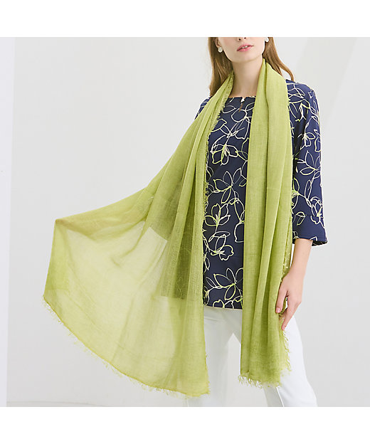 イタリア製 大判無地ストール（50163604） | Liliane Burty