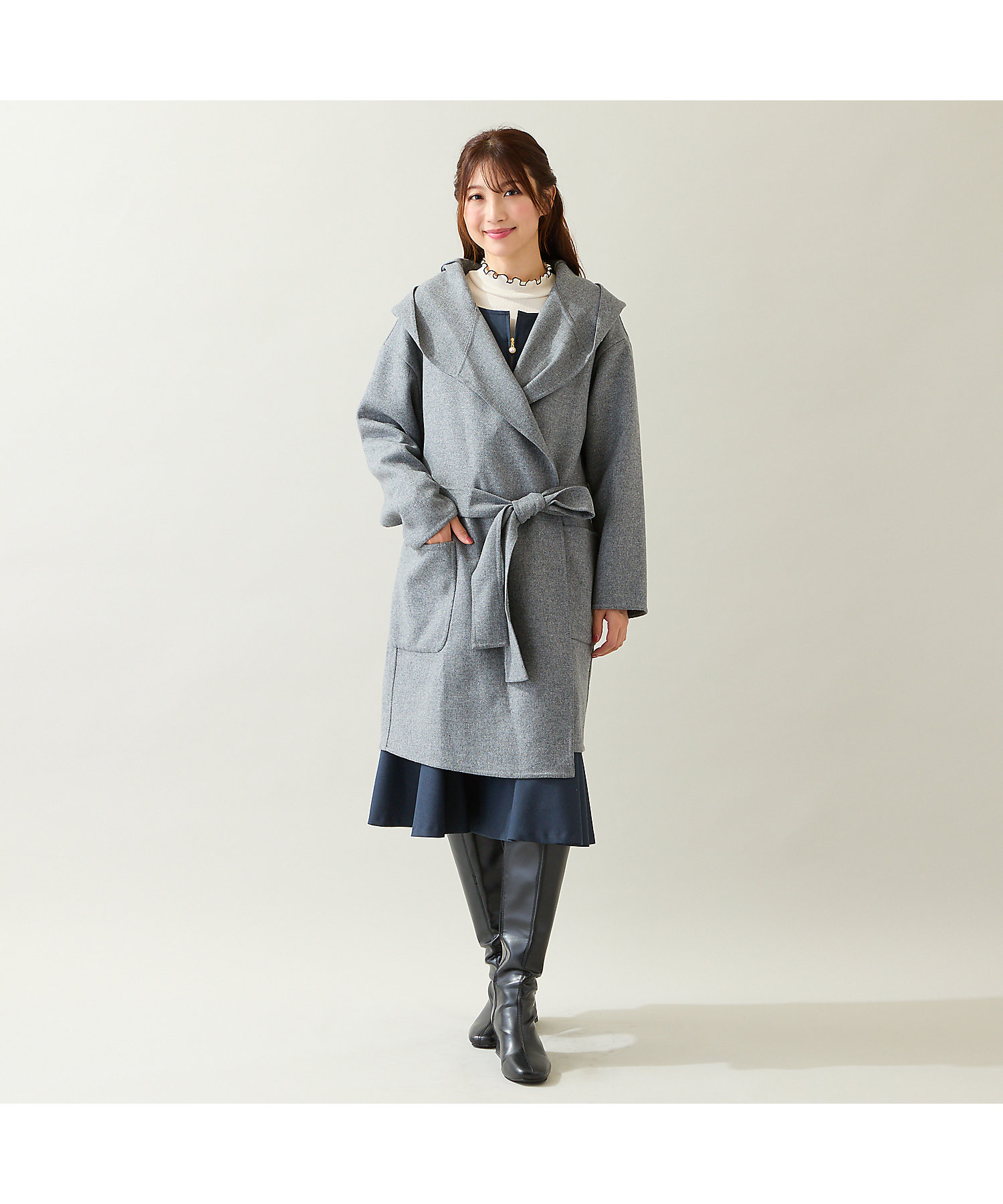 ダブルフェイスコート（51106504） | Rose Tiara (Women