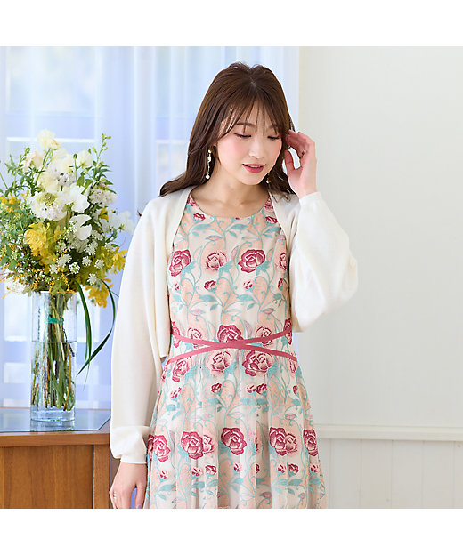 ボレロカーディガン（51132505） | Rose Tiara (Women/大きい