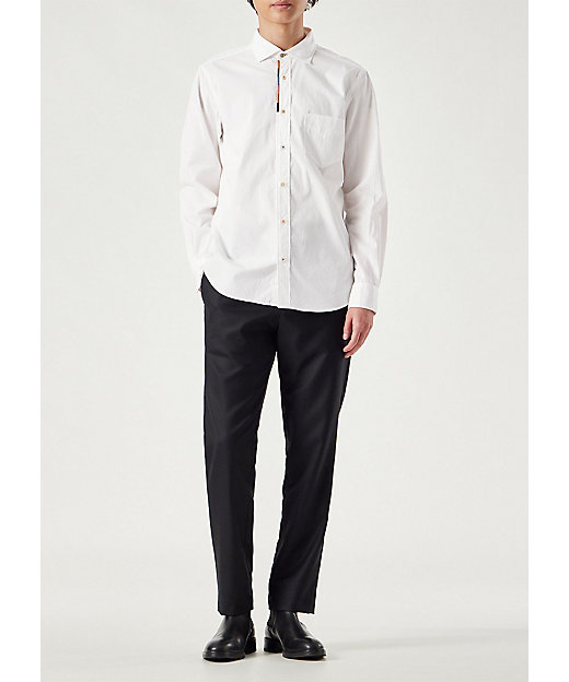 アーティストストライプ エンブロイダリー シャツ