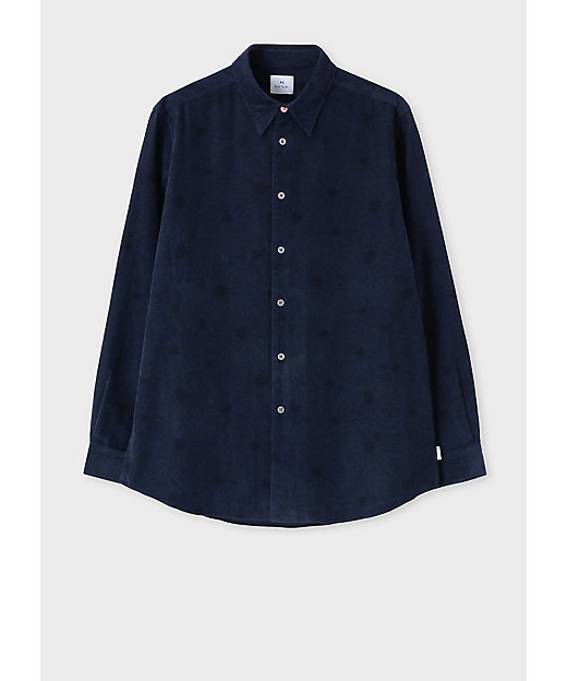 Flower On Cord” コーデュロイシャツ