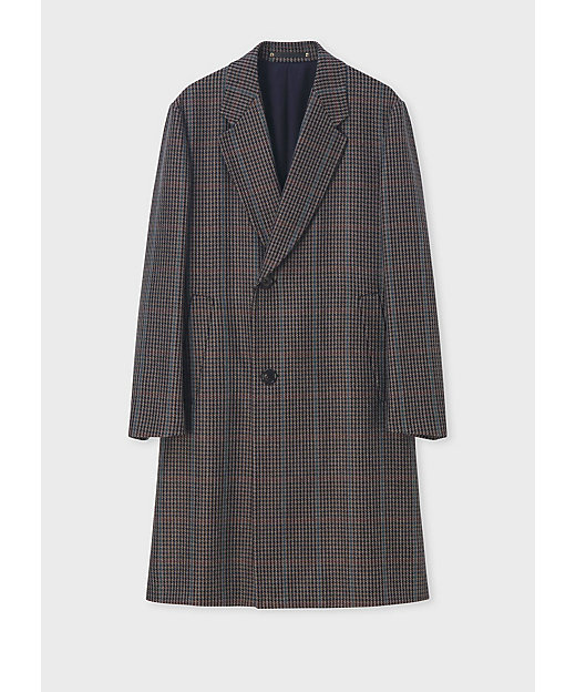 クラシックチェック バックベルト チェスターコート