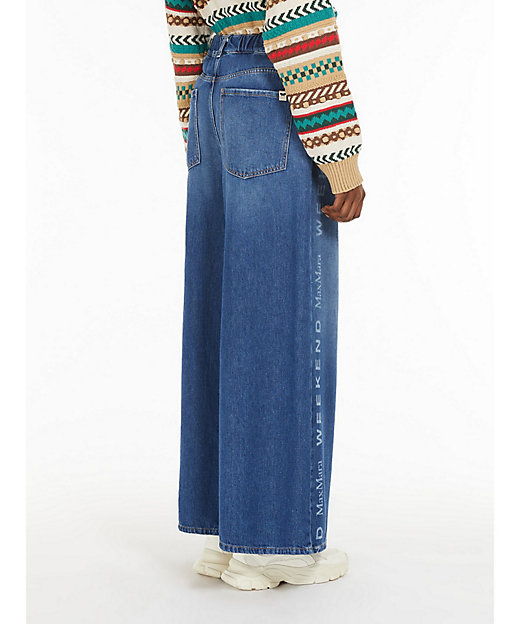 ロゴ入りワイドデニムジーンズ 151810951 | Weekend Max Mara