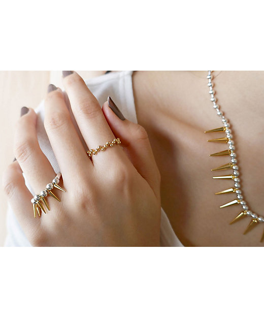 ボールスタッズリング | e.m. (Women)/イー・エム | 三越伊勢丹