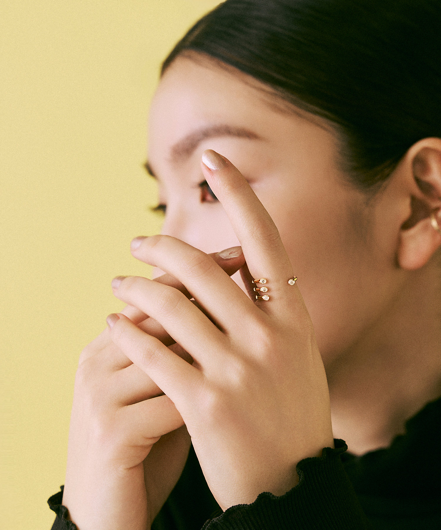 DROSERA ダイヤモンド カフ リング DS03KDR | Hirotaka