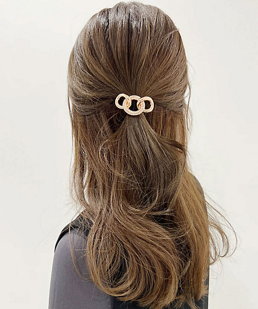 コレットマルーフ チェーンポニーウィズクリスタルズ 23LS－684