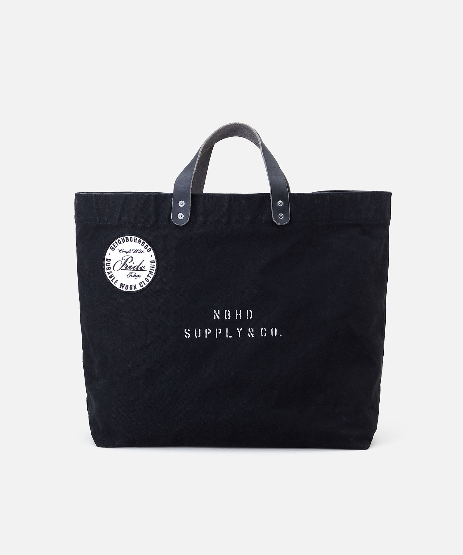 トートバッグ WASHED CANVAS TOTE BAG